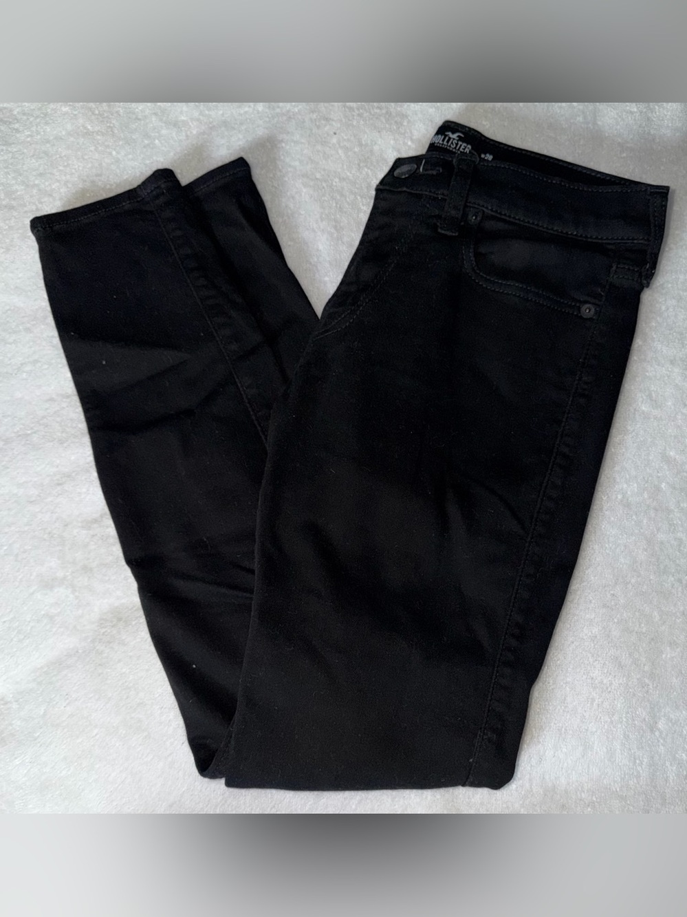 Men Hollister Black Skinny Jeans Size W28 L30
